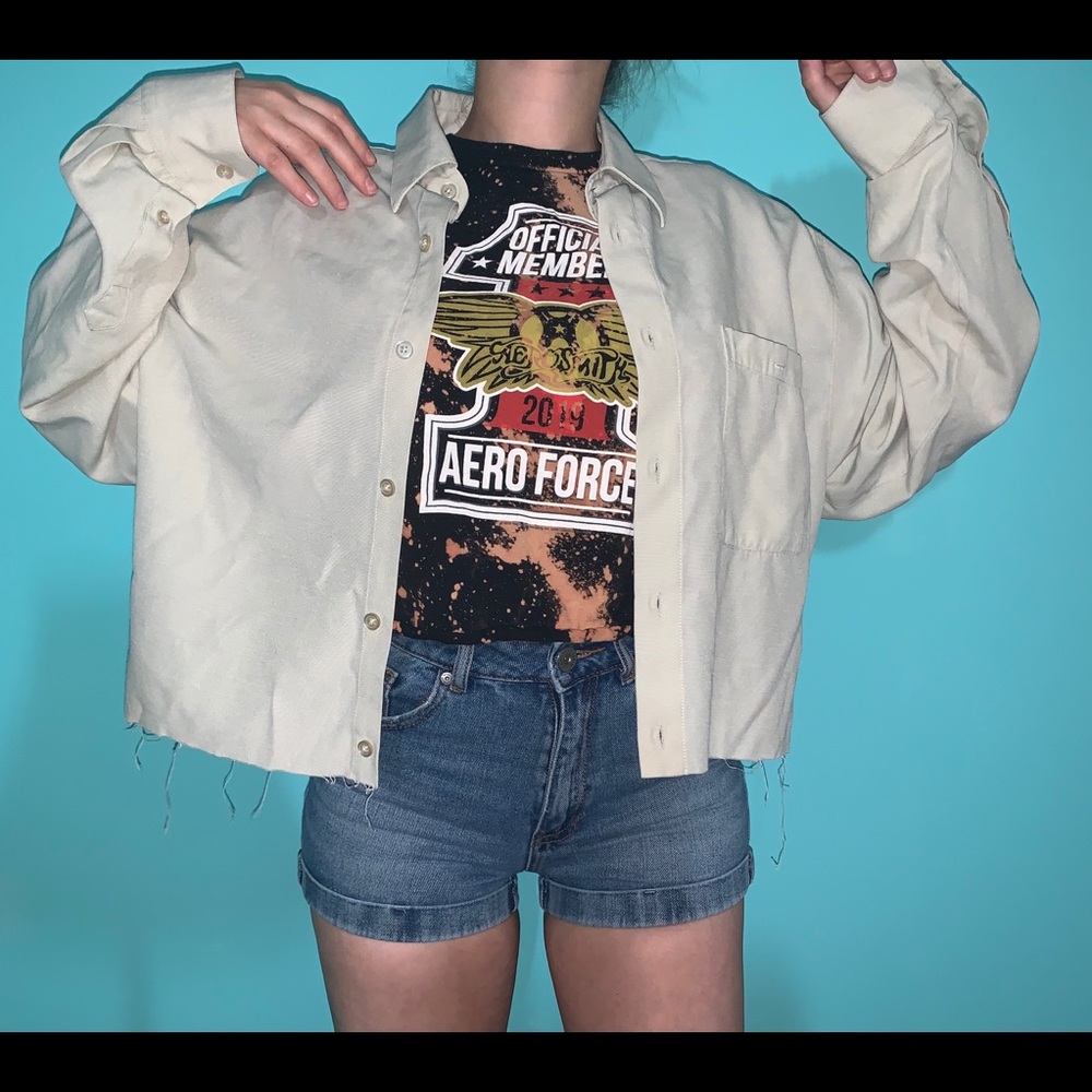 Brooks brothers cropped button up